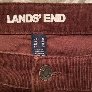 Lands End corduroy pants. Size 18.